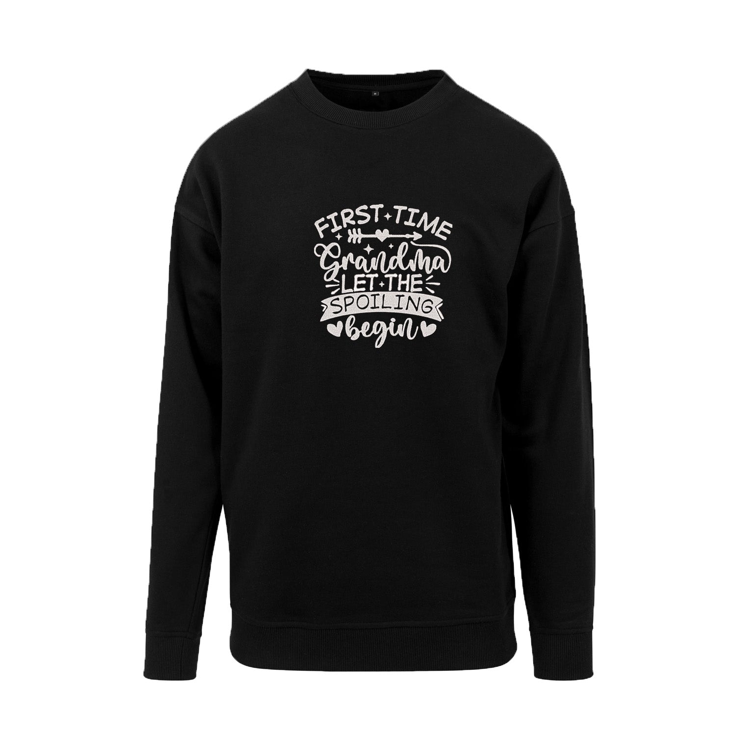 Bluza First Time Grandma – idealny upominek dla świeżej Babci Haft z radości - nadruki i haft na odzieży Warszawa