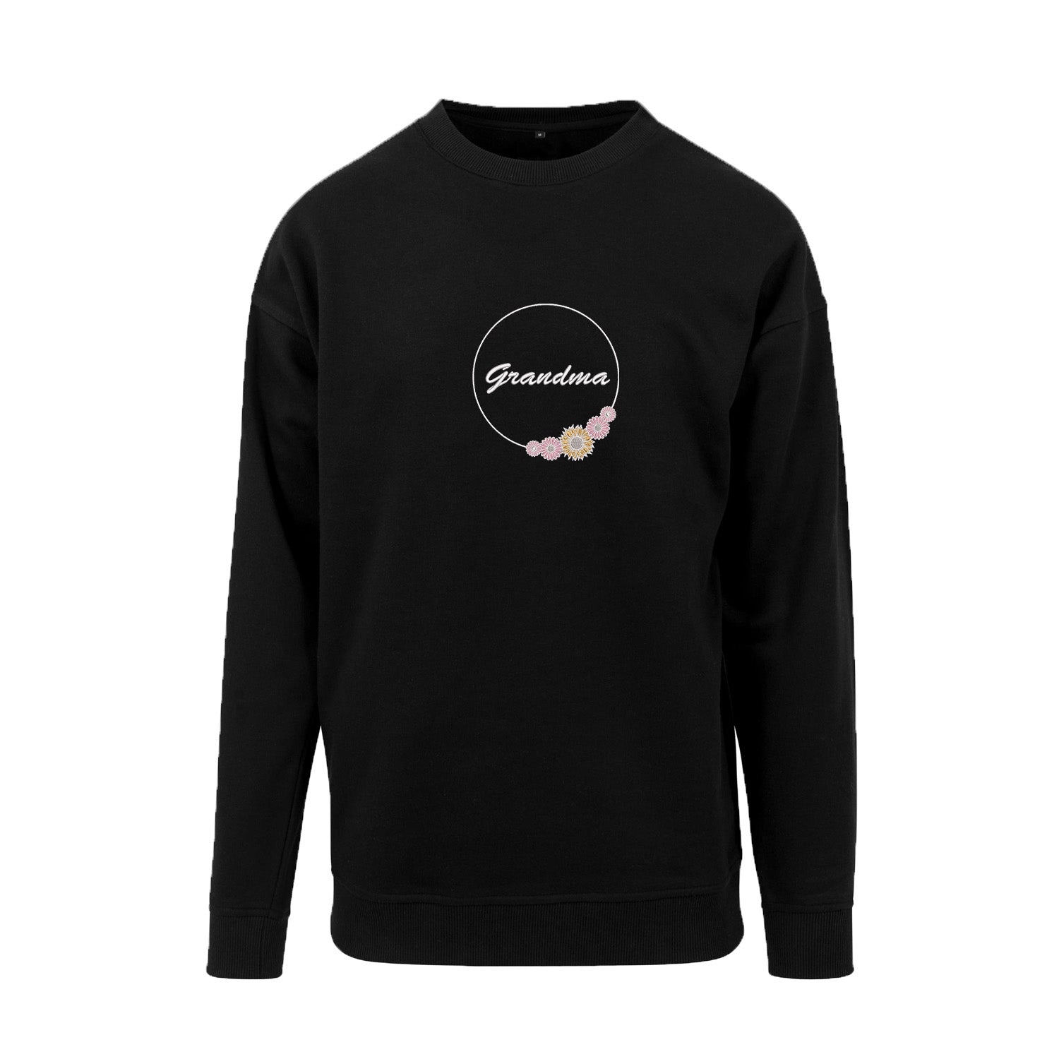 Bluza Grandma Flower – klasyczny kwiatowy wzór pełen uroku Haft z radości - nadruki i haft na odzieży Warszawa