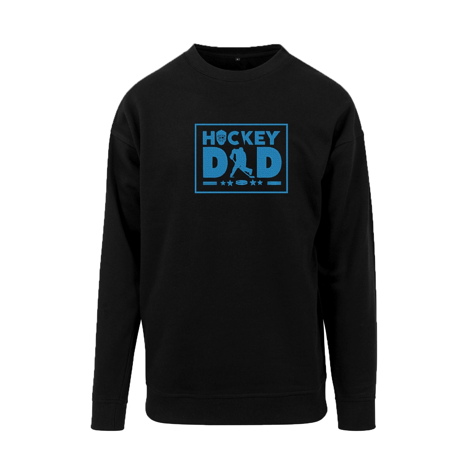 Bluza "Hockey Dad" z haftem | Prezent dla taty hokeisty | Bluza bez kaptura unisex Haft z radości
