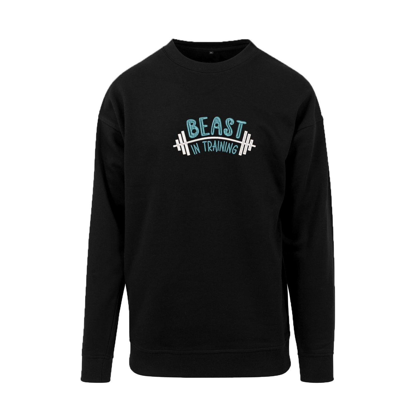 Bluza "Beast in Training Dad" z haftem | Prezent dla aktywnego taty | Męska bluza bez kaptura