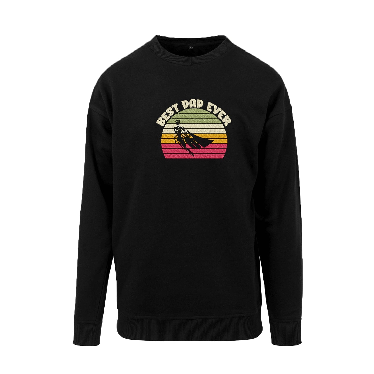 Bluza „Best Dad Ever Hero” z haftem | Prezent dla taty | Męska bluza bez kaptura