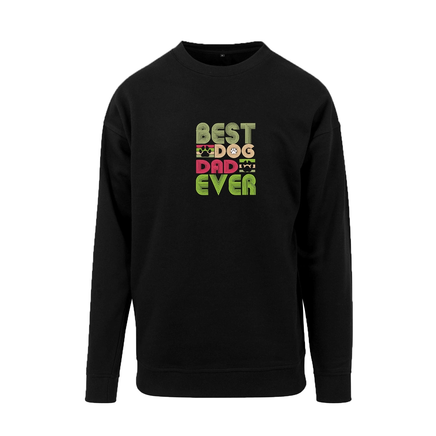 Bluza „Best Dog Dad Ever” z haftem | Prezent dla psiarza | Męska bluza bez kaptura Haft z radości