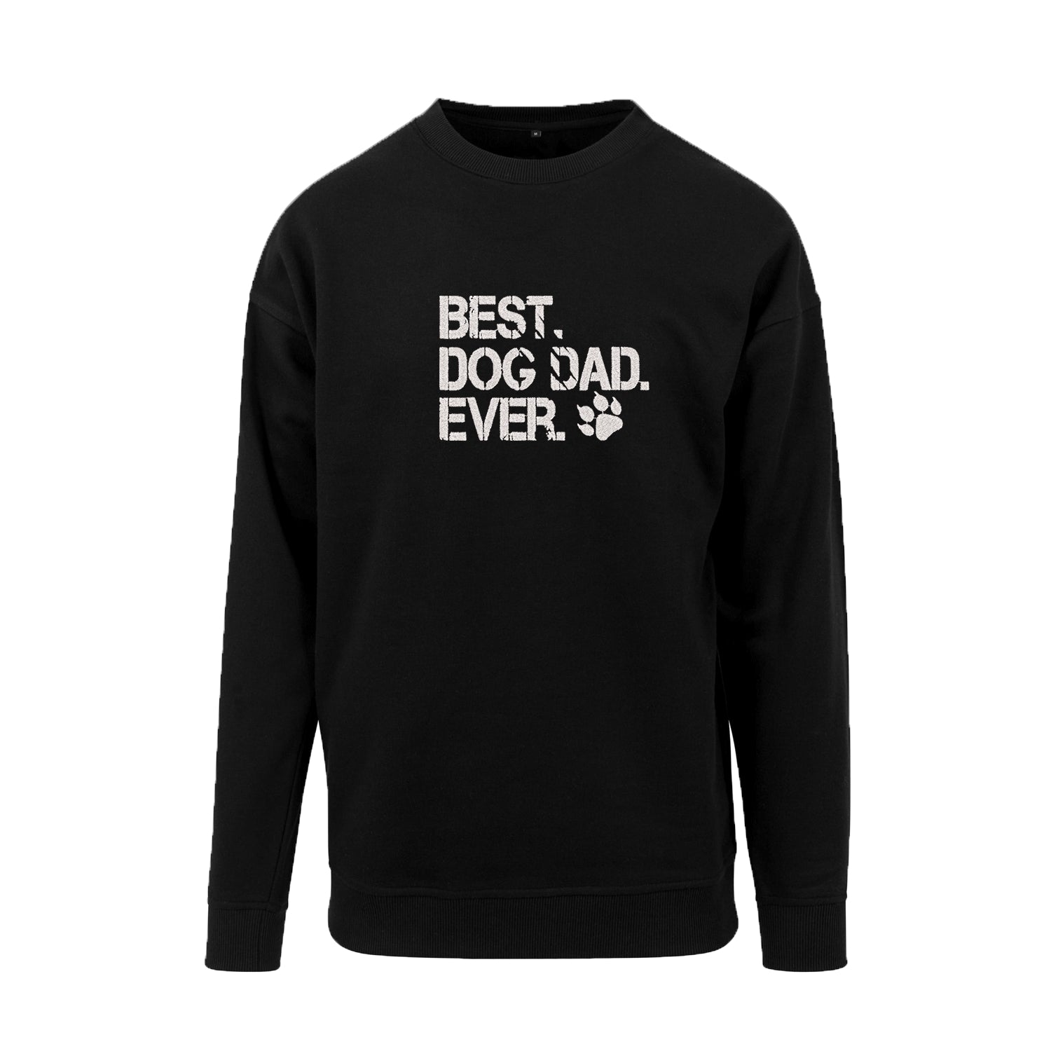 Bluza „Best Dog Dad Ever 2” z haftem | Prezent dla psiarza | Męska bluza bez kaptura Haft z radości
