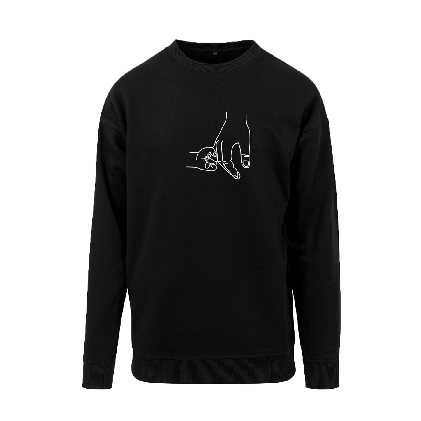 Bluza z haftem „Dad and Baby Holding Hands” – Symbol więzi ojca z dzieckiem | Prezent dla taty