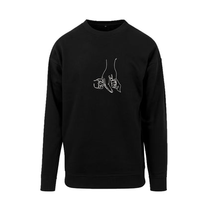 Bluza bez kaptura z haftem „Dad and Son 6” – wyjątkowa więź ojca i syna | Idealny prezent dla taty Haft z radości