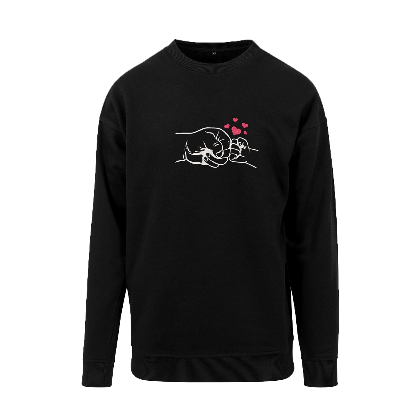 Bluza bez kaptura z haftem „Father and Son Hands” | Emocjonalny prezent dla taty i syna