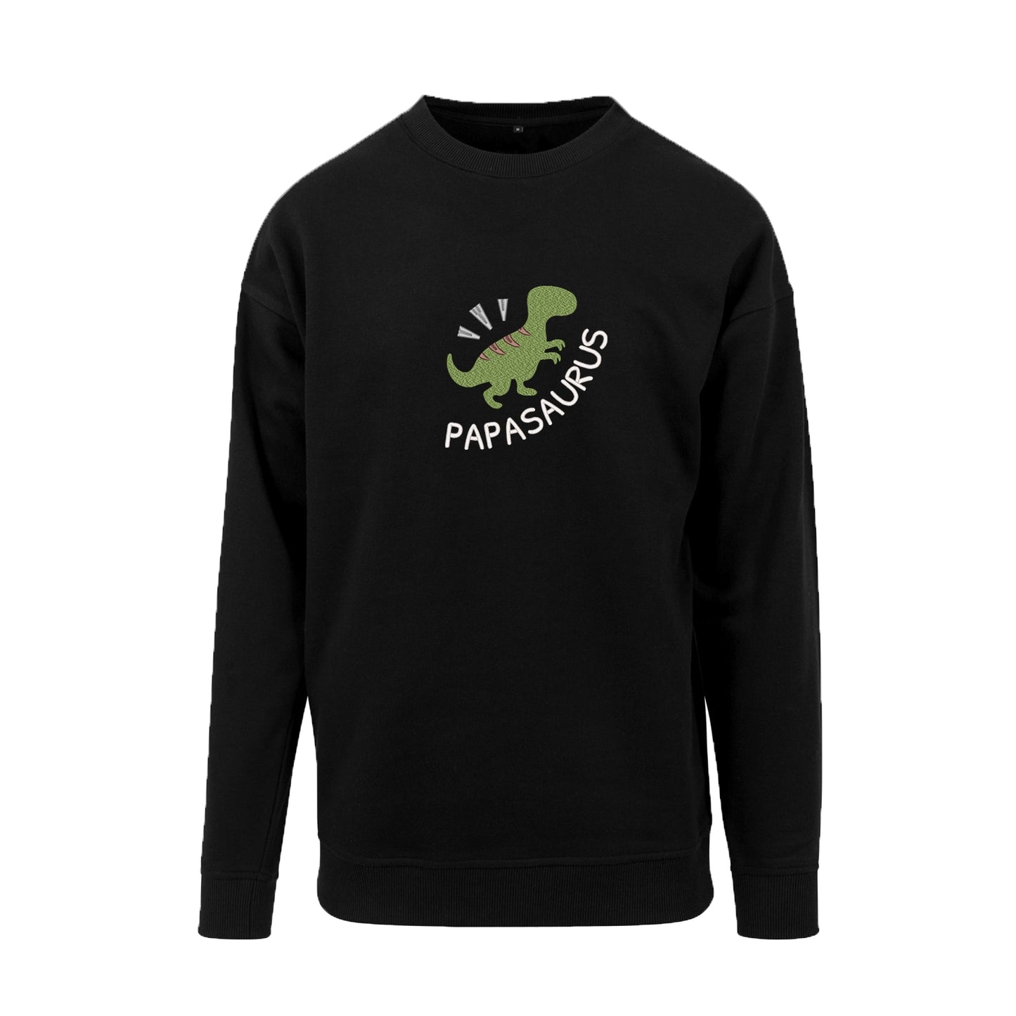 Bluza "Papasaurus" z haftem dla taty | Prezent na Dzień Ojca | Bluza bez kaptura z dinozaurem