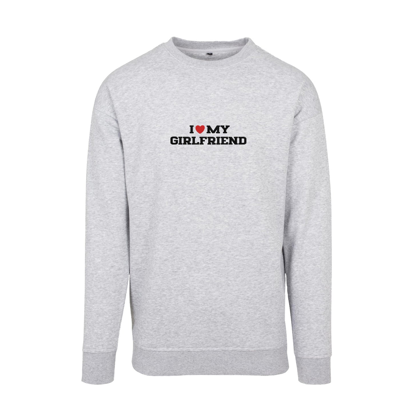 Bluza I LOVE MY GIRLFRIEND z haftem – z kapturem, bez kaptura lub oversize Haft z radości - nadruki i haft na odzieży Warszawa