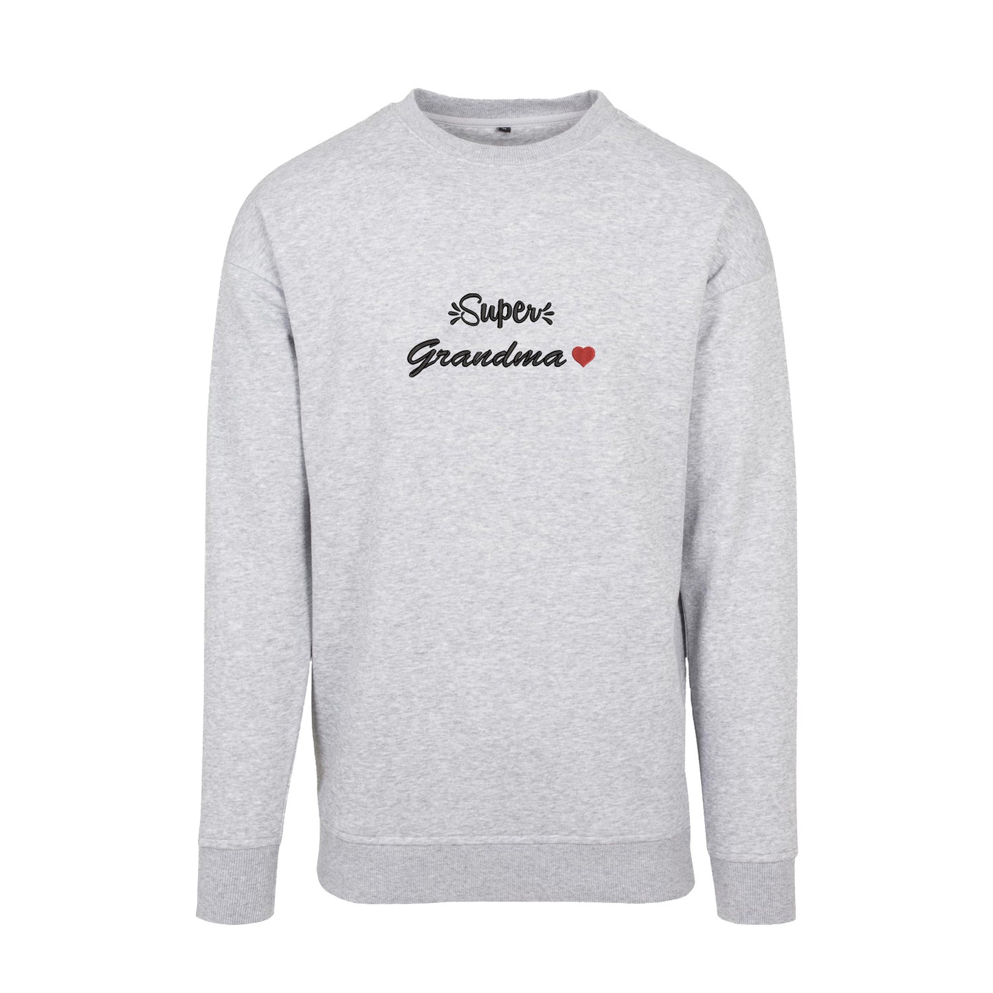 Bluza Super Grandma – klasyczny haft dla babci-superbohaterki Haft z radości - nadruki i haft na odzieży Warszawa