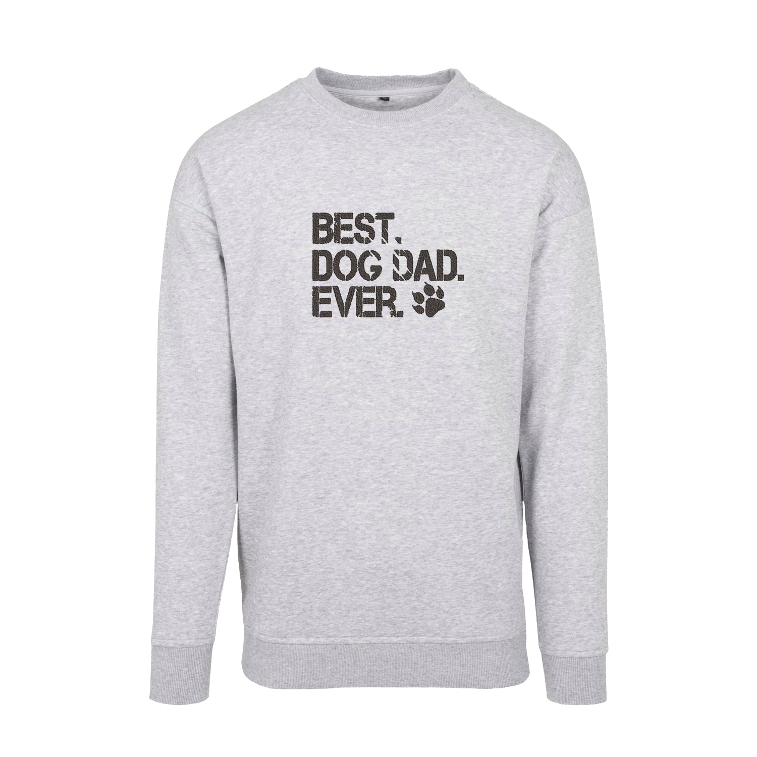 Bluza „Best Dog Dad Ever 2” z haftem | Prezent dla psiarza | Męska bluza bez kaptura