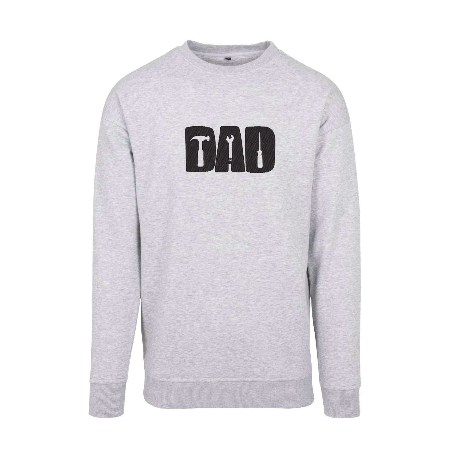 Bluza z haftem „Dad” – Klasyczna bluza bez kaptura dla taty | Prezent dla ojca
