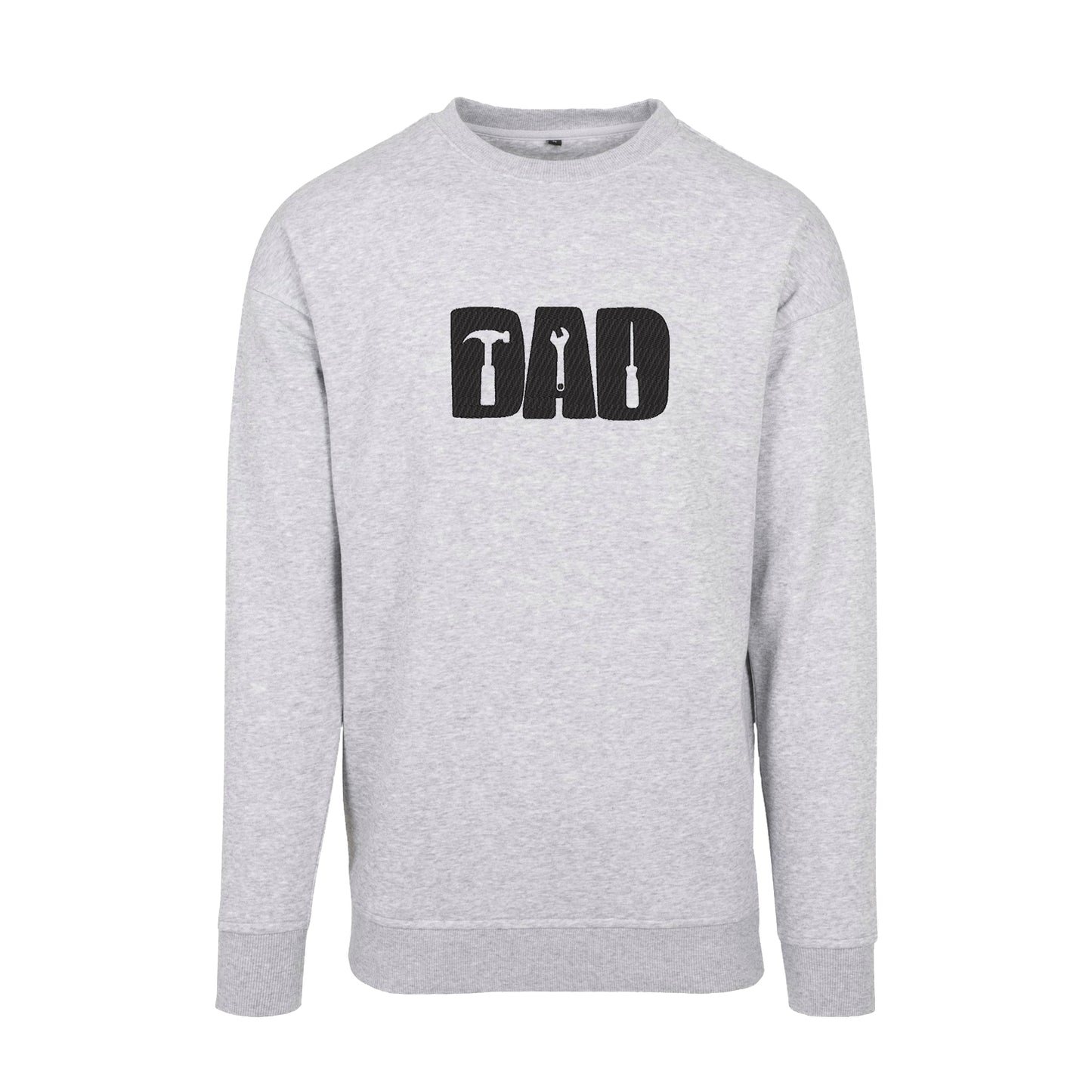 Bluza z haftem „Dad” – Klasyczna bluza bez kaptura dla taty | Prezent dla ojca