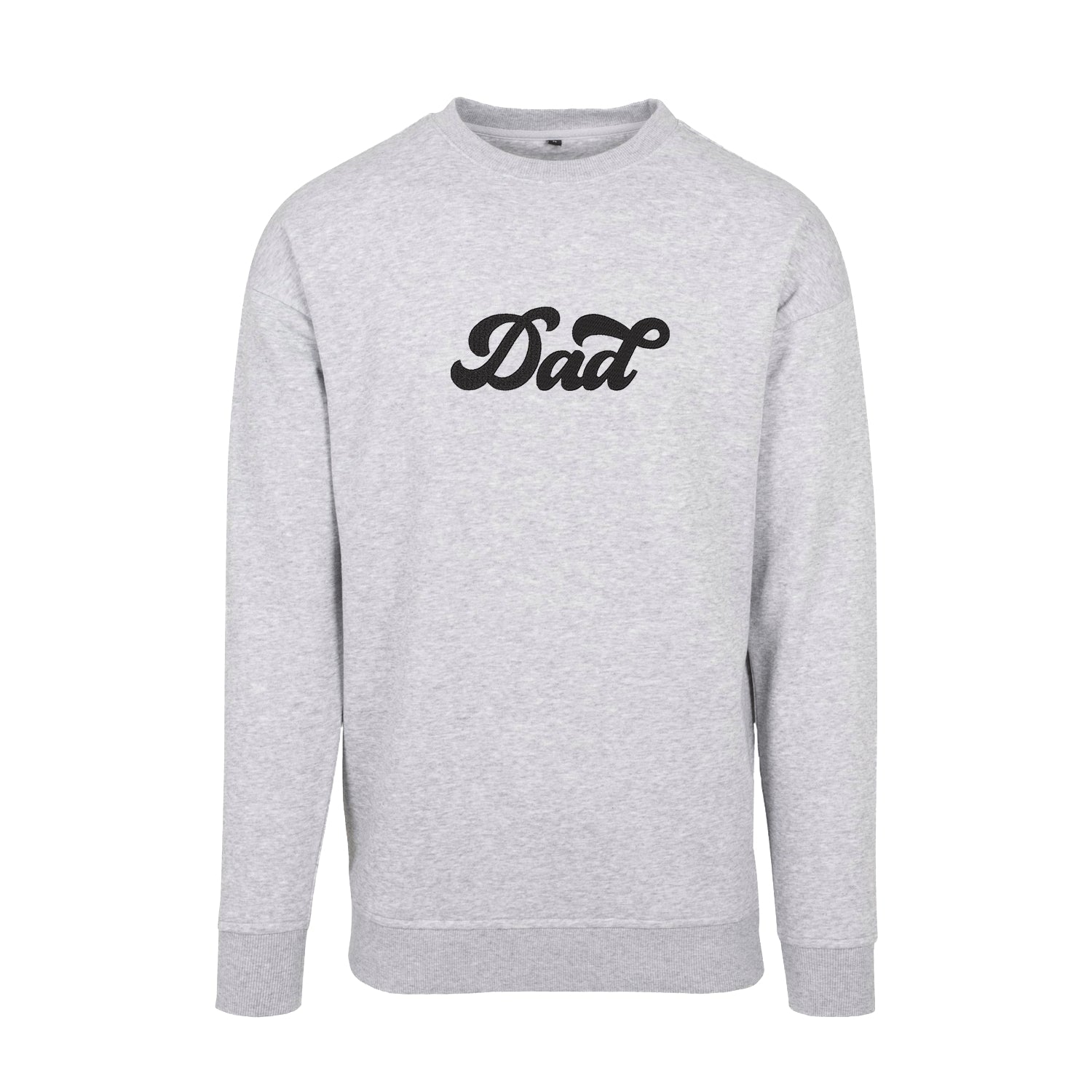 Bluza z haftem „Dad 2” – Klasyczna bluza bez kaptura dla taty | Prezent dla ojca