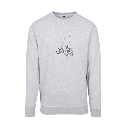 Bluza bez kaptura z haftem „Dad and Son 6” – wyjątkowa więź ojca i syna | Idealny prezent dla taty Haft z radości