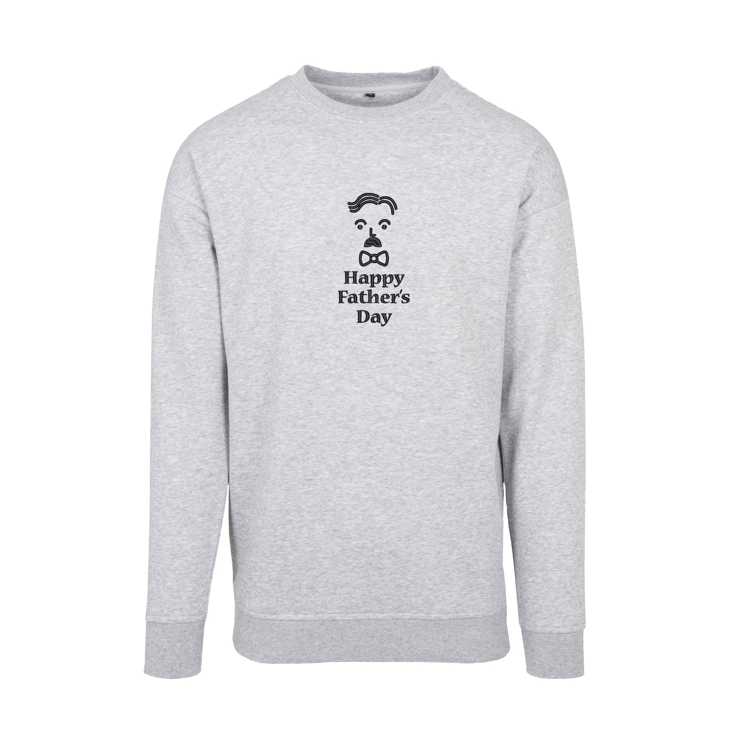 Bluza bez kaptura na Dzień Ojca z haftem „Happy Father's Day” i narzędziami – prezent dla taty majsterkowicza