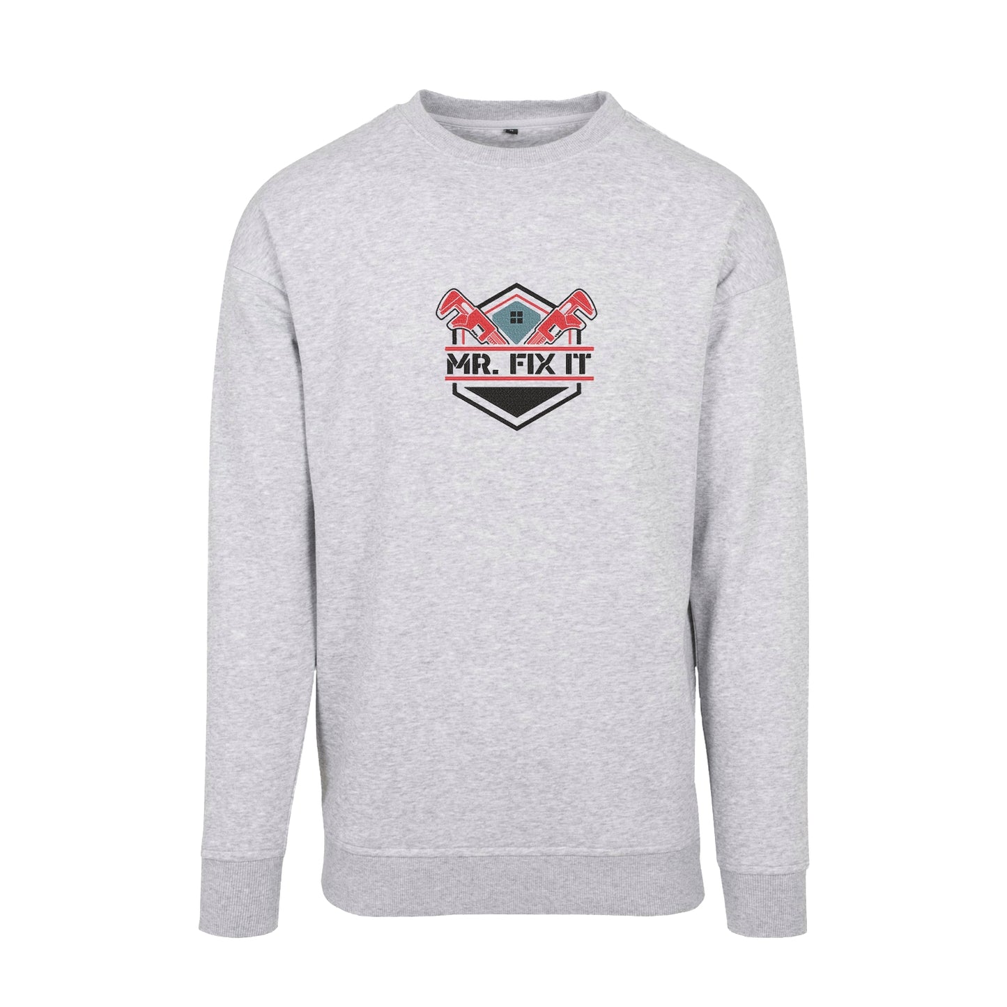 Bluza "Mr Fix It" z haftem | Bluza bez kaptura dla majsterkowicza | Prezent dla taty złotej rączki