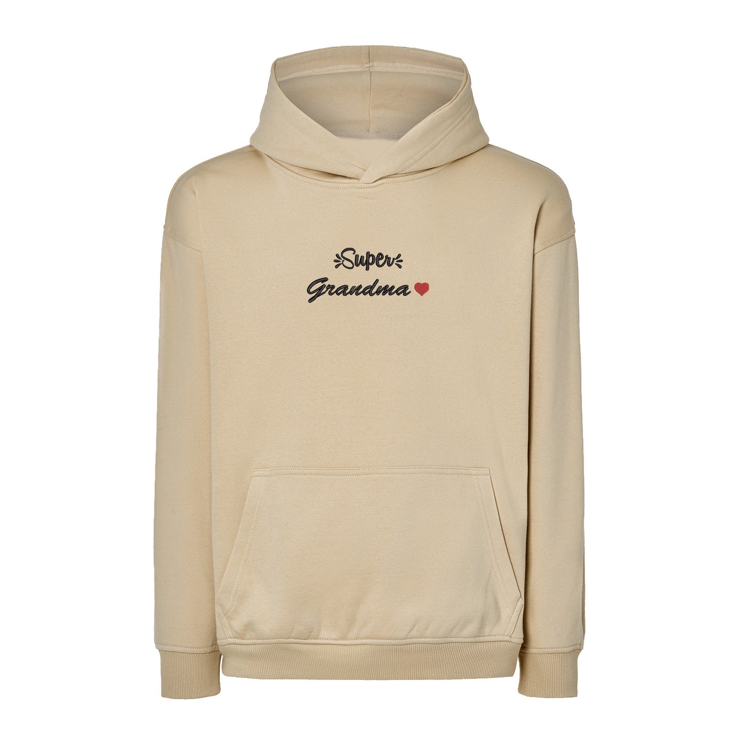 Bluza Super Grandma – klasyczny haft dla babci-superbohaterki Haft z radości - nadruki i haft na odzieży Warszawa