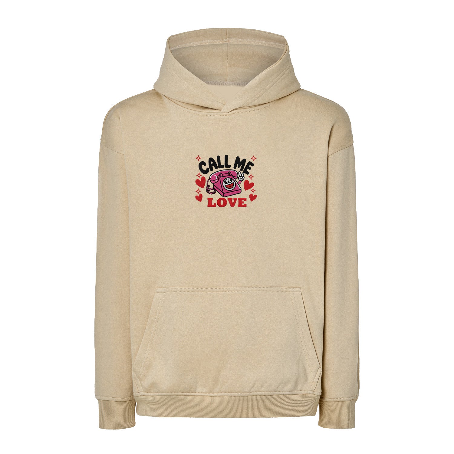 Bluza z Haftem „Call Me Love” – subtelne przesłanie Haft z radości - nadruki i haft na odzieży Warszawa