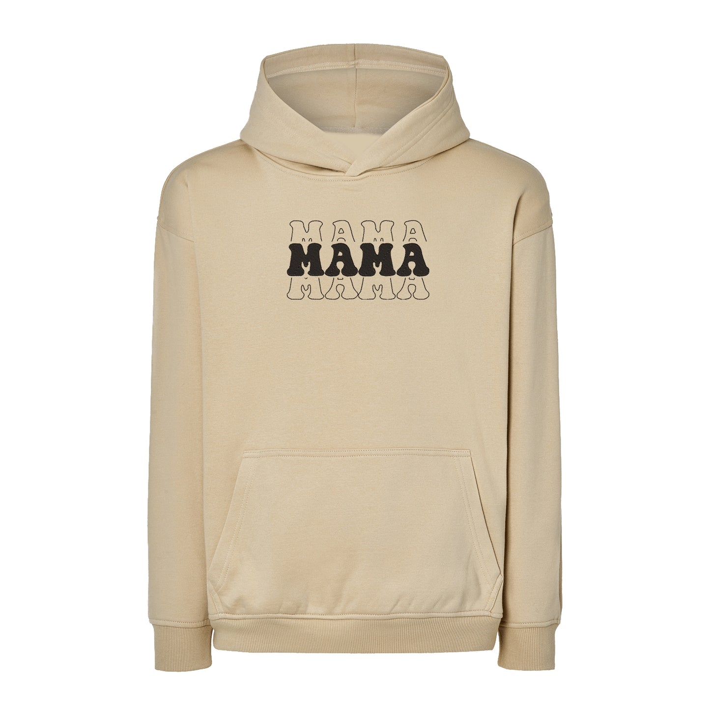 Bluza z haftem Mama 2 – minimalistyczny i nowoczesny wzór dla mamy Haft z radości - nadruki i haft na odzieży Warszawa