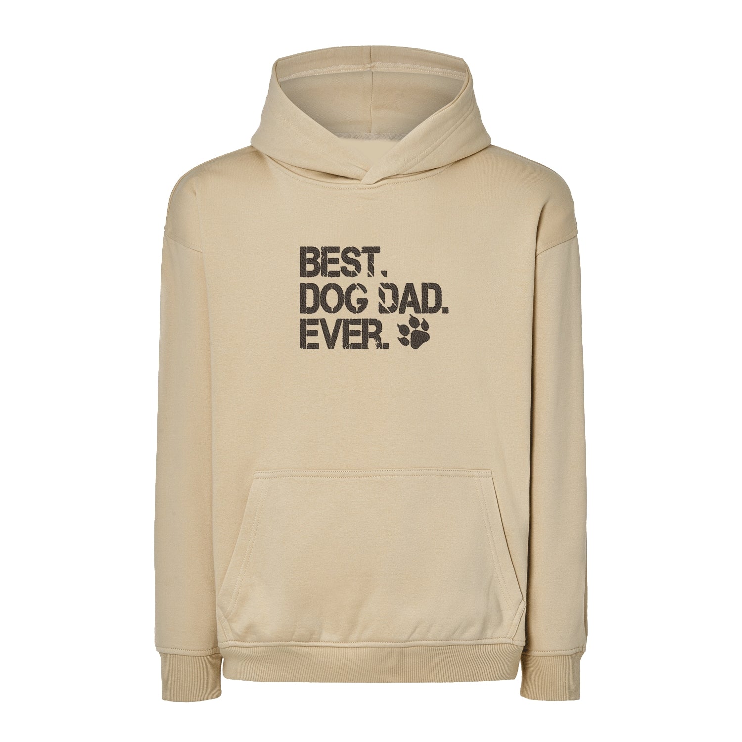 Bluza oversize „Best Dog Dad Ever 2” z haftem| Prezent dla psiarza | Męska bluza oversize Haft z radości