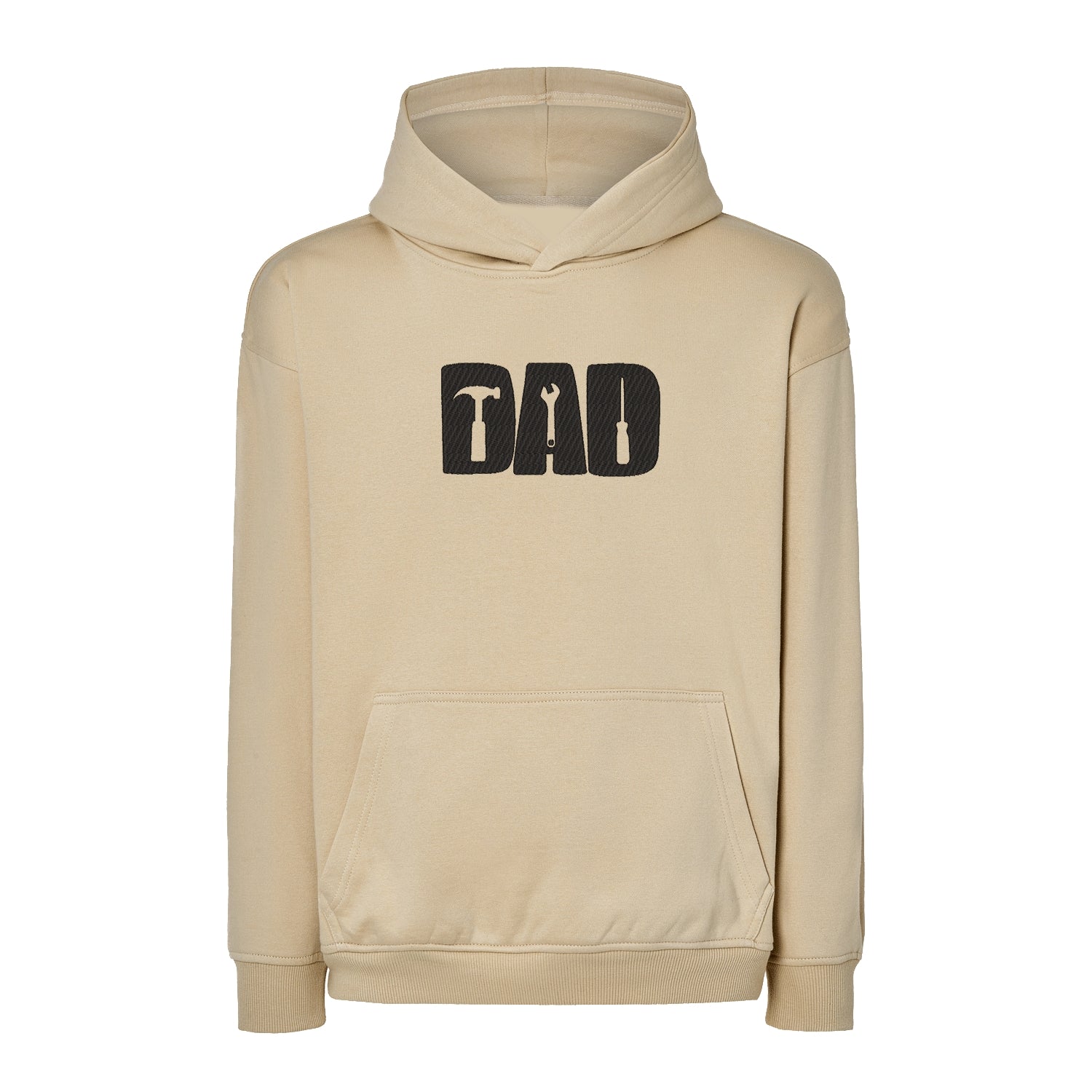 Bluza oversize z haftem „Dad” – Klasyczna bluza oversize dla taty | Prezent dla ojca Haft z radości
