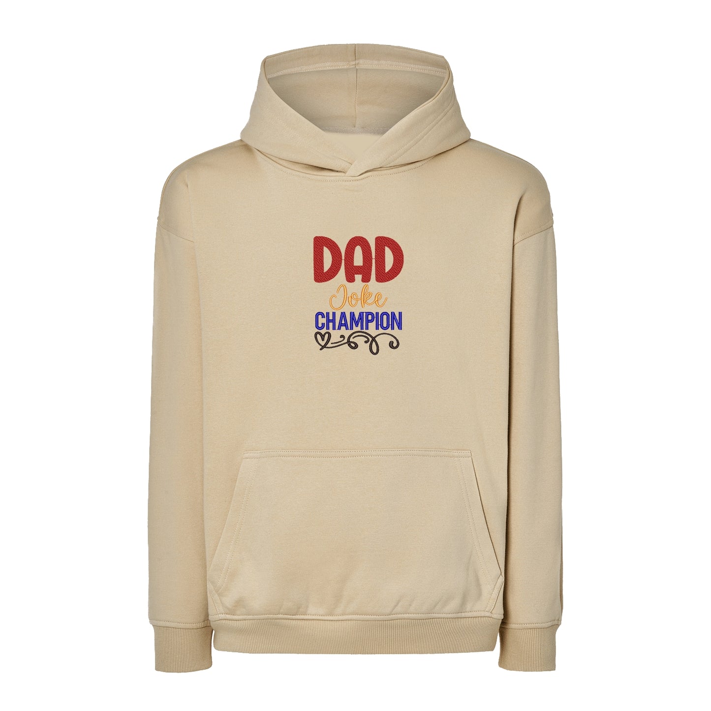 Bluza oversize „Dad Joke Champion” z haftem – śmieszny prezent dla taty z poczuciem humoru