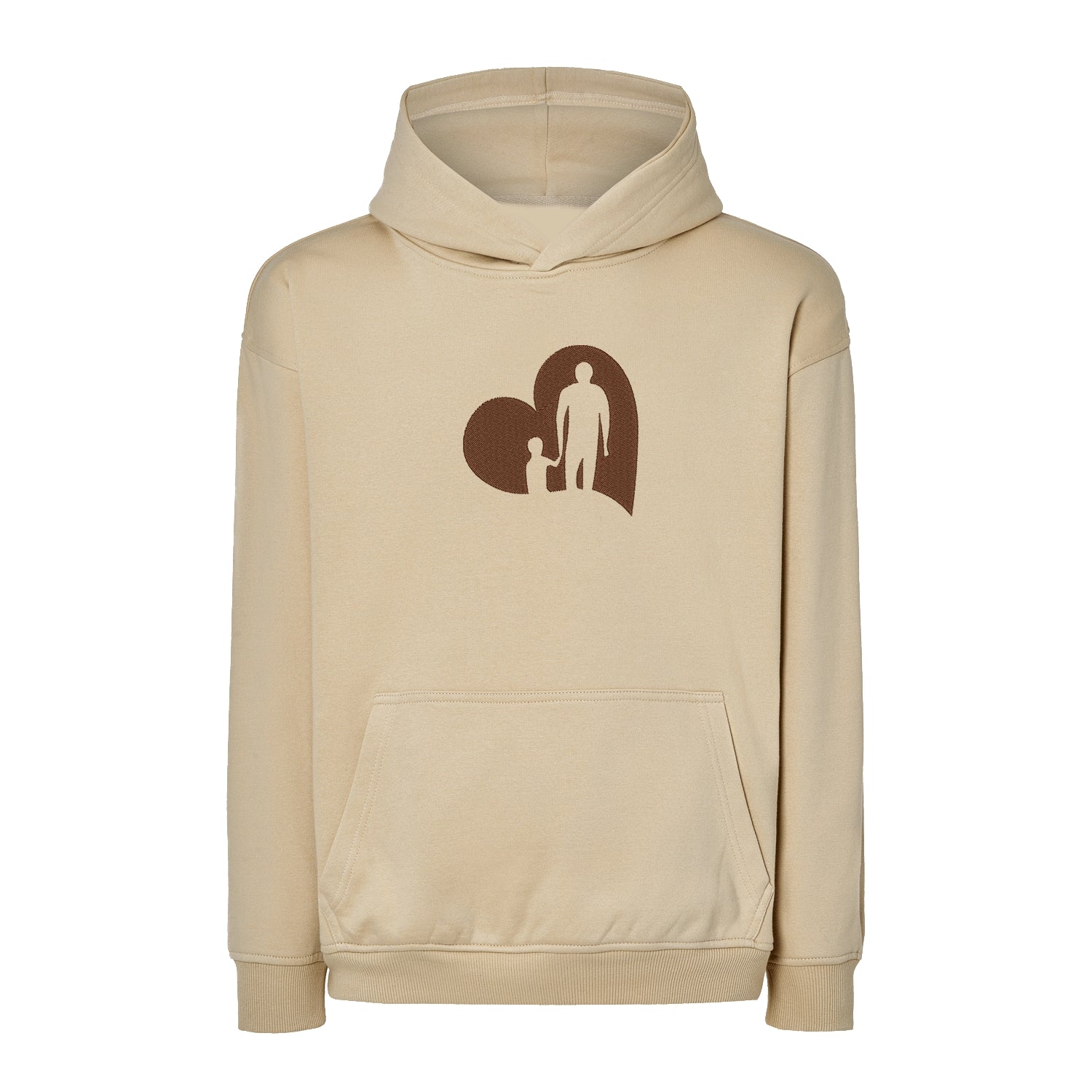 Bluza oversize na Dzień Ojca z haftem „Father’s Day Embroidery Designs” | Prezent dla taty Haft z radości