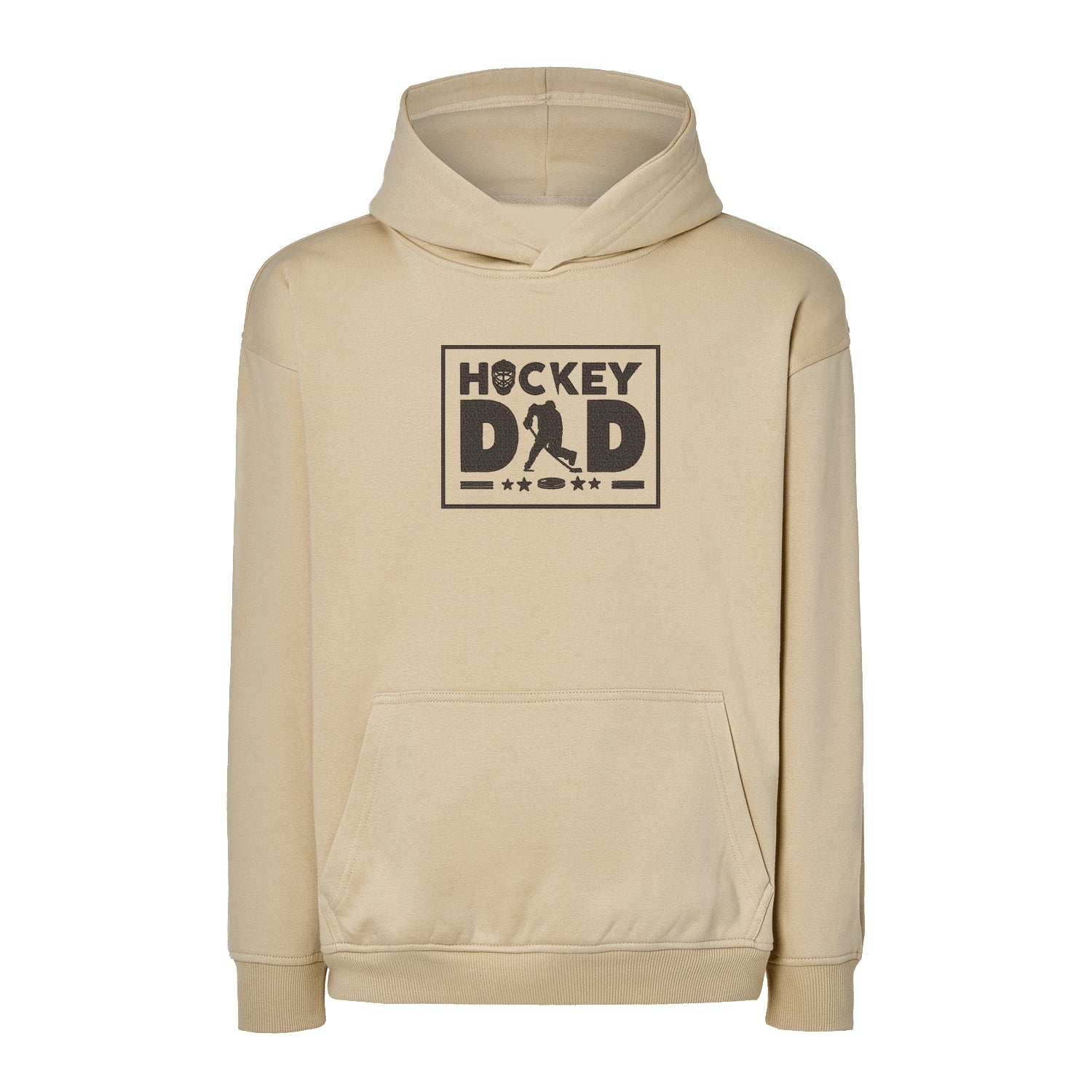 Bluza oversize "Hockey Dad" z haftem | Prezent dla taty hokeisty | Bluza oversize Haft z radości