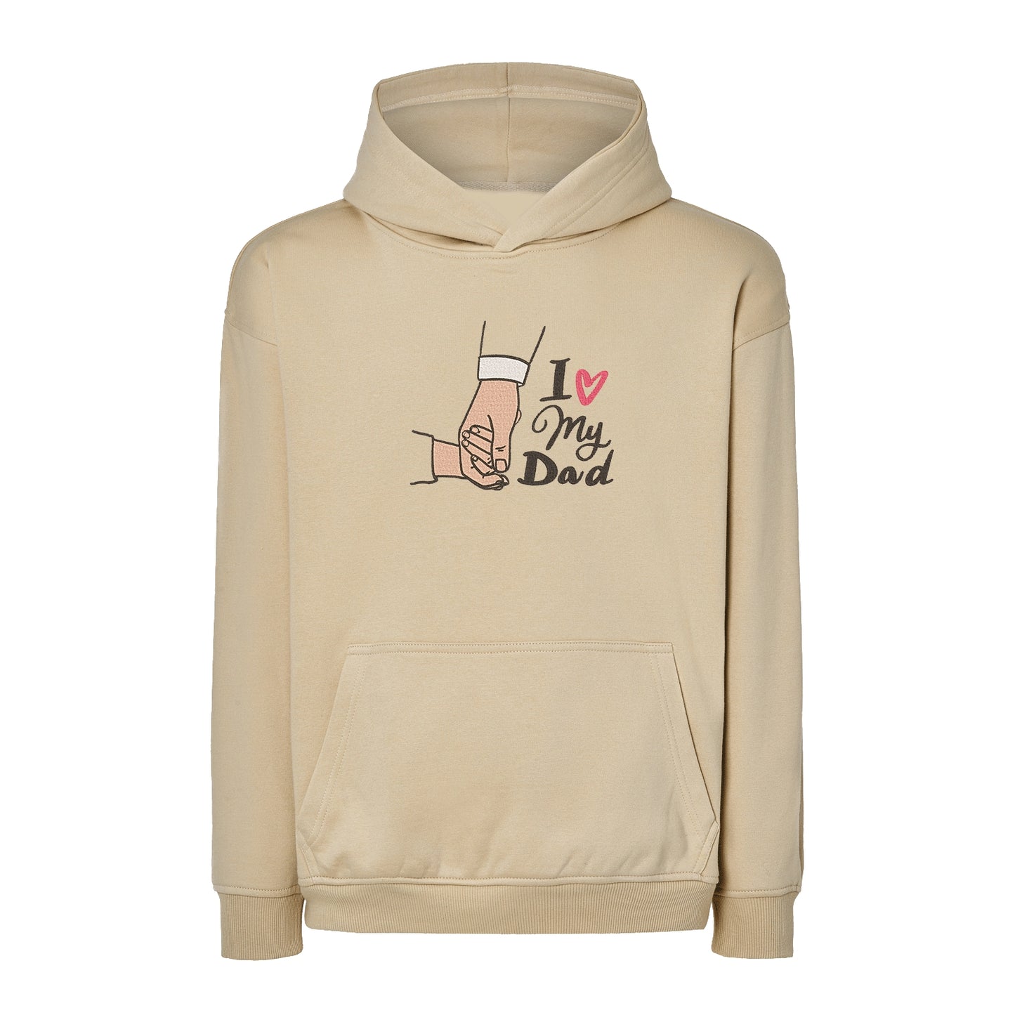 Bluza oversize "I Love My Dad" z haftem | Prezent dla taty | Bluza oversize
