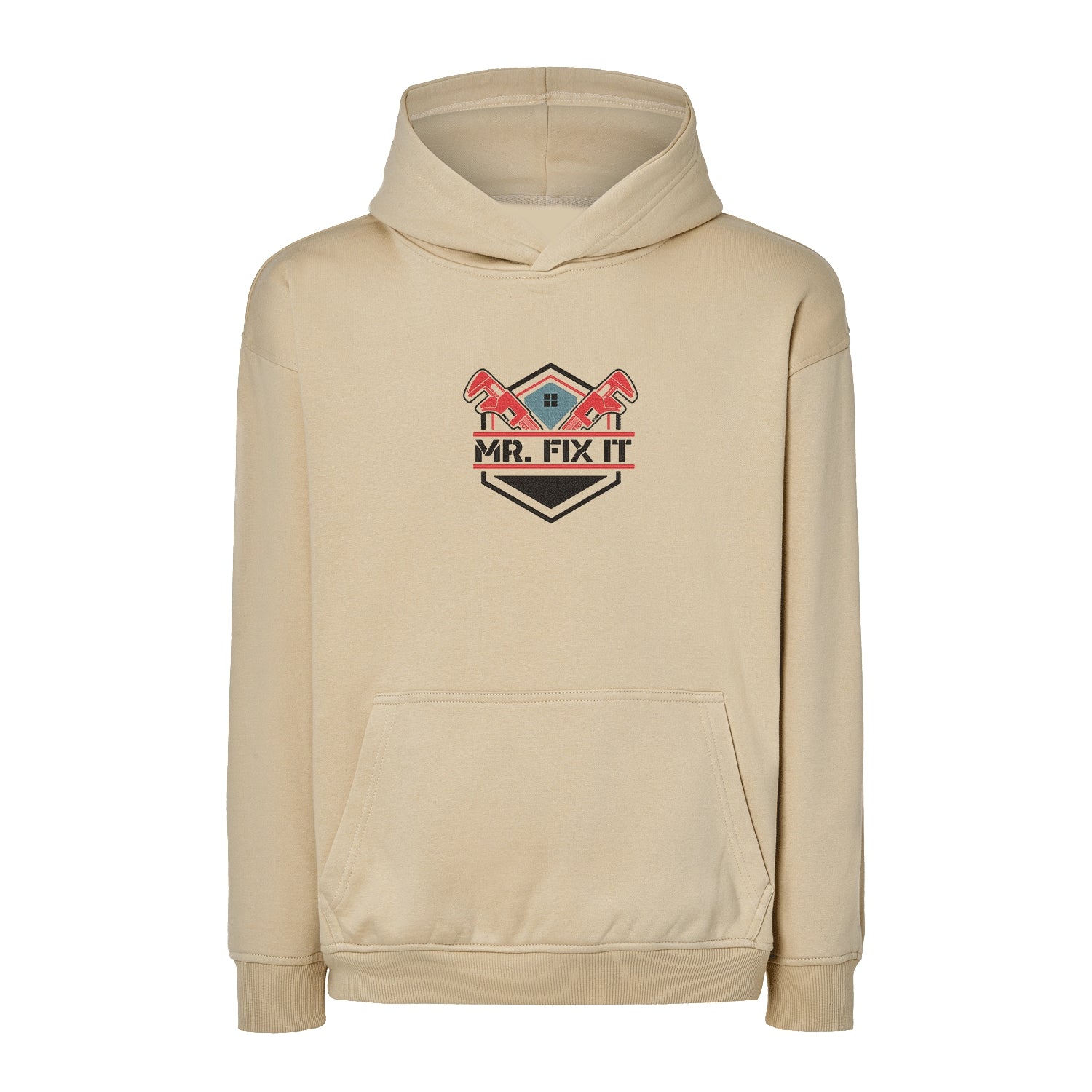 Bluza oversize "Mr Fix It" z haftem | Bluza oversize dla majsterkowicza | Prezent dla taty złotej rączki Haft z radości