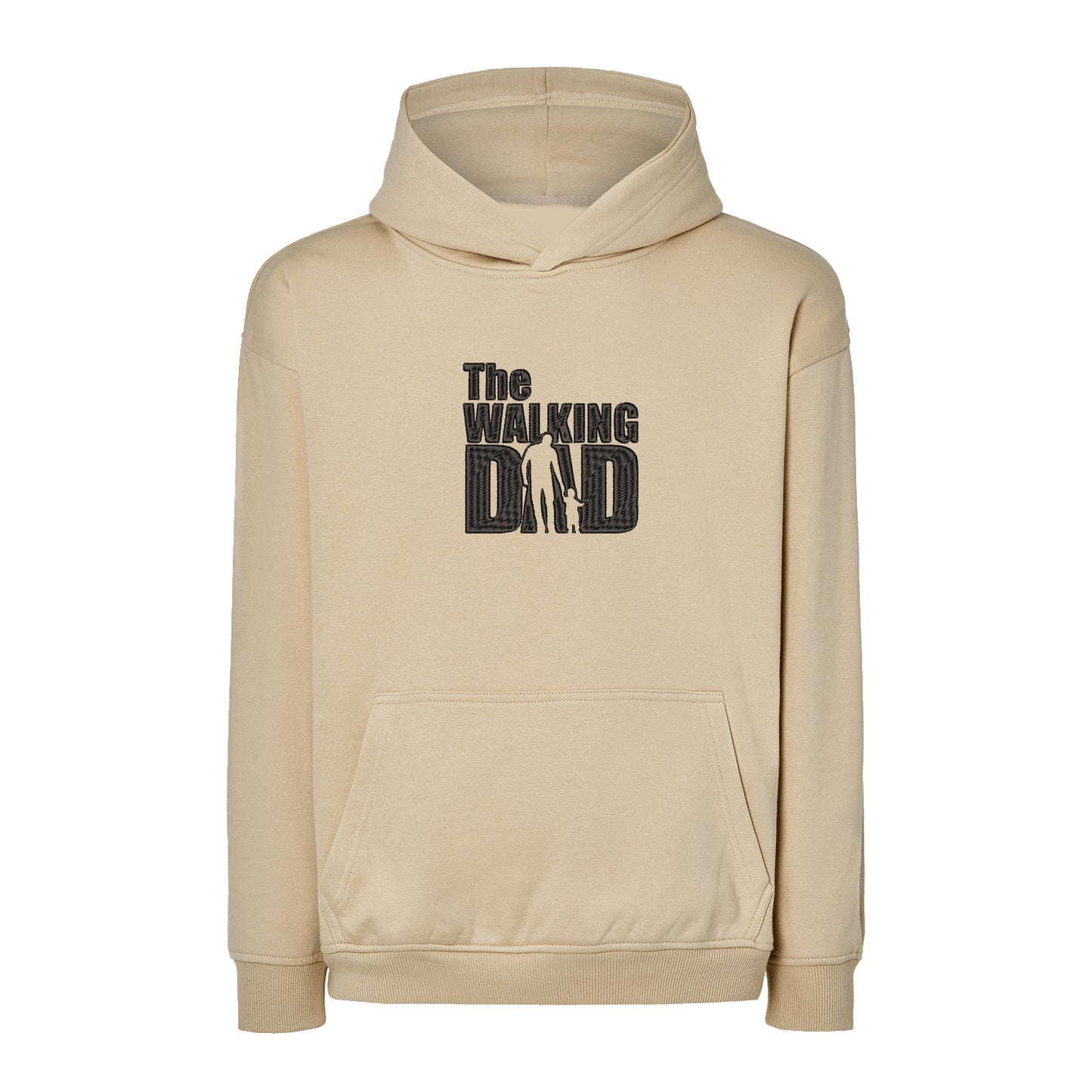 Bluza oversize „The Walking Dad” z haftem | Śmieszny prezent dla taty | Bluza oversize z oryginalnym wzorem