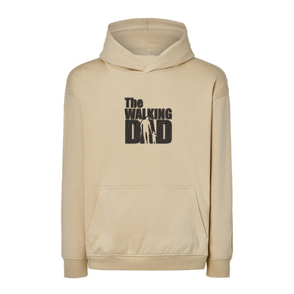 Bluza oversize „The Walking Dad” z haftem | Śmieszny prezent dla taty | Bluza oversize z oryginalnym wzorem Haft z radości