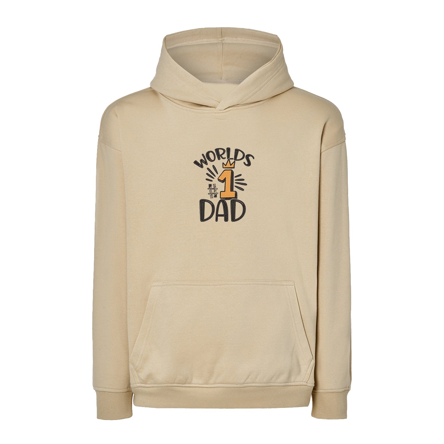 Bluza oversize „World’s No.1 Dad” z haftem – idealna na prezent dla najlepszego taty