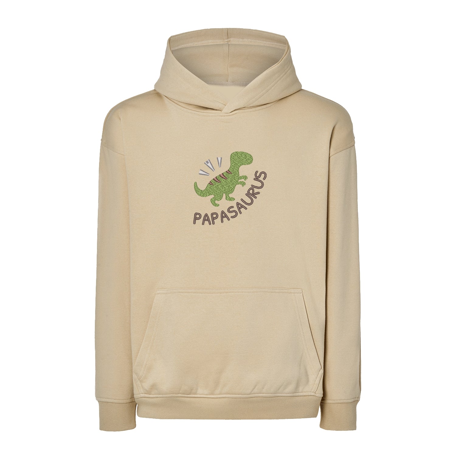 Bluza oversize "Papasaurus" z haftem dla taty | Prezent na Dzień Ojca | Bluza oversize z dinozaurem Haft z radości