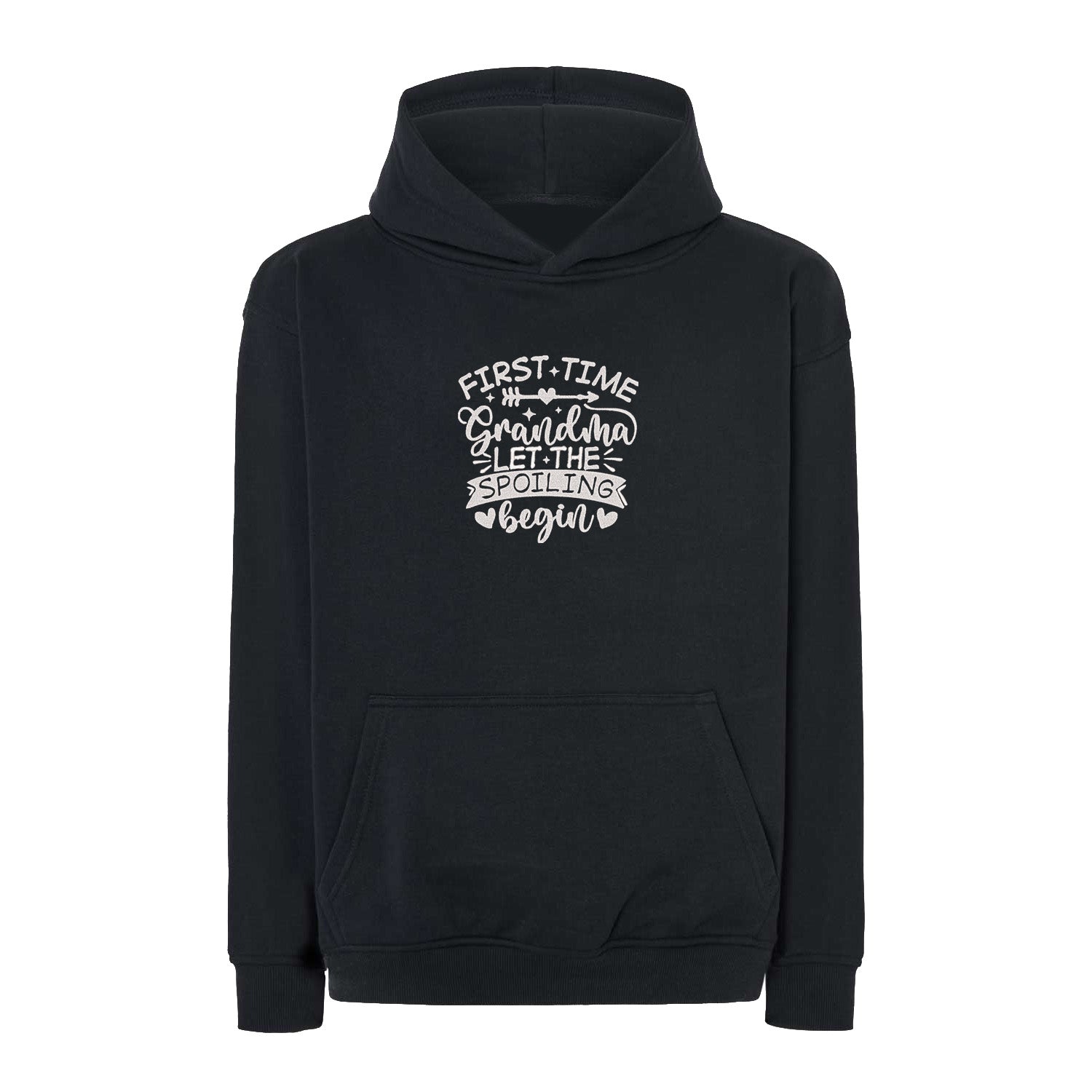Bluza First Time Grandma – idealny upominek dla świeżej Babci Haft z radości - nadruki i haft na odzieży Warszawa