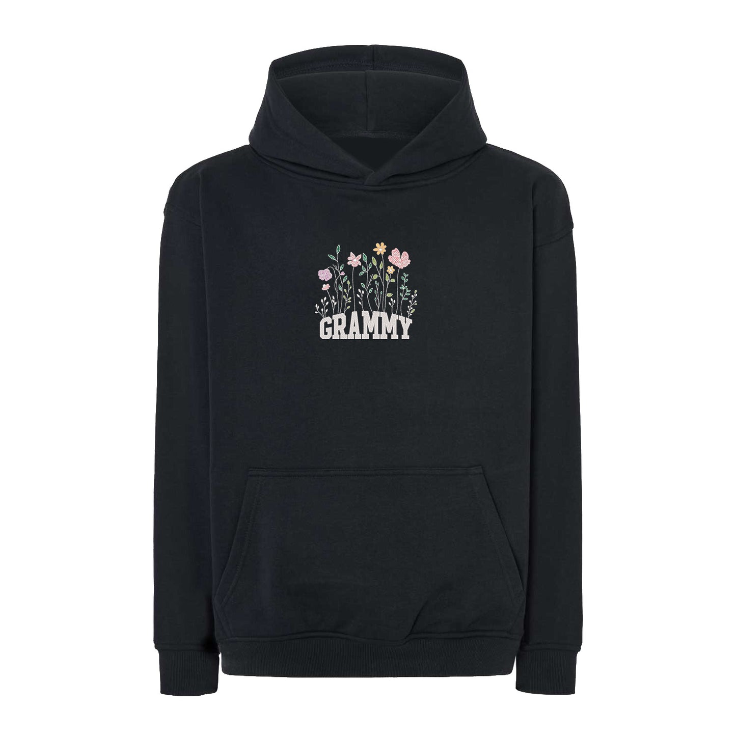 Bluza Floral Grammy – delikatny kwiatowy wzór dla eleganckiej Babci Haft z radości - nadruki i haft na odzieży Warszawa