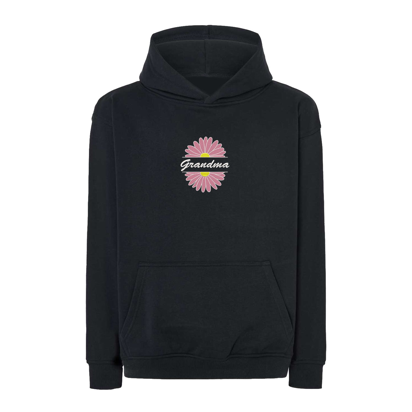 Bluza Grandma Flower 2 – eleganckie stokrotki dla Babci Haft z radości - nadruki i haft na odzieży Warszawa