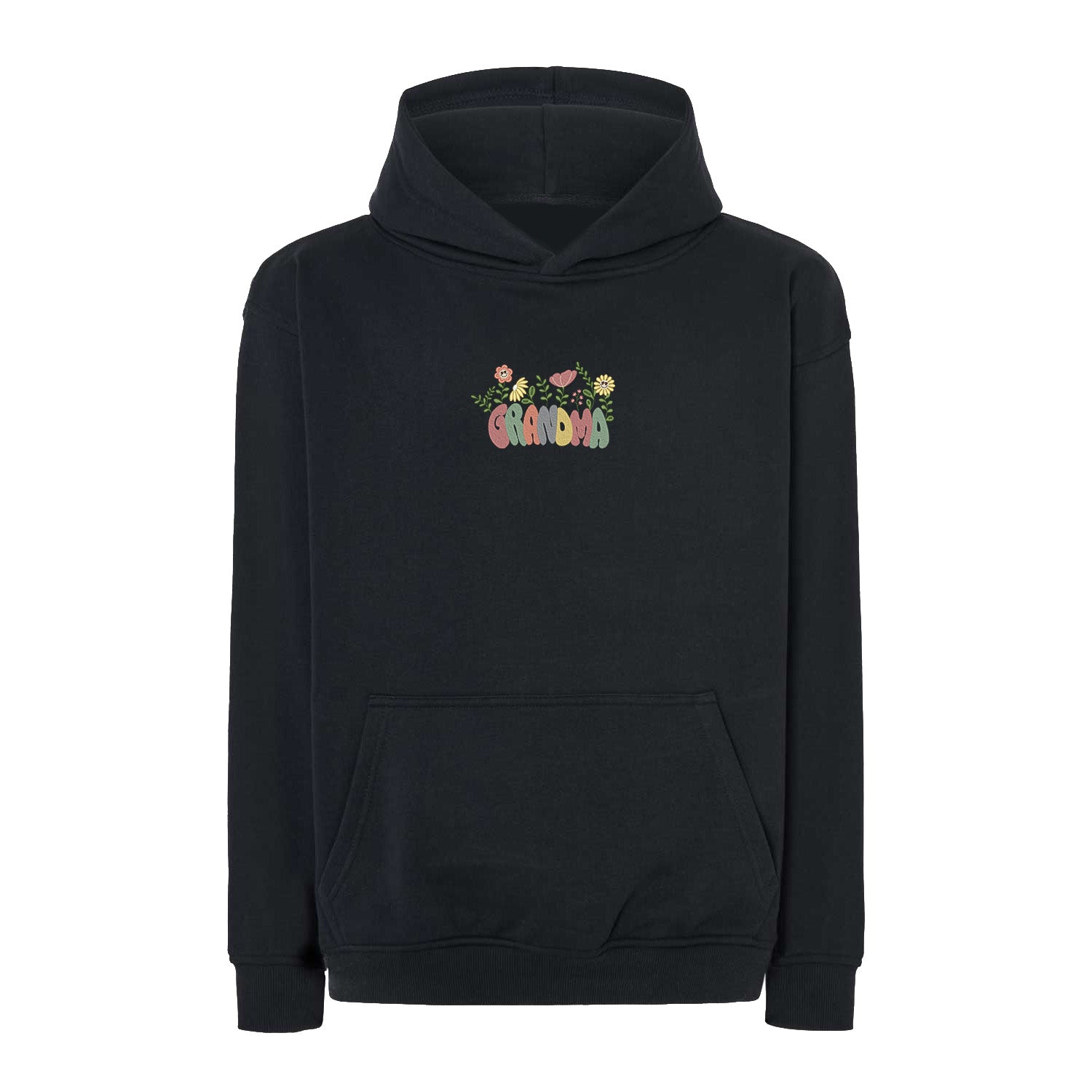 Bluza Groovy Grandma Flower – kolorowy retro styl dla Babci Haft z radości - nadruki i haft na odzieży Warszawa