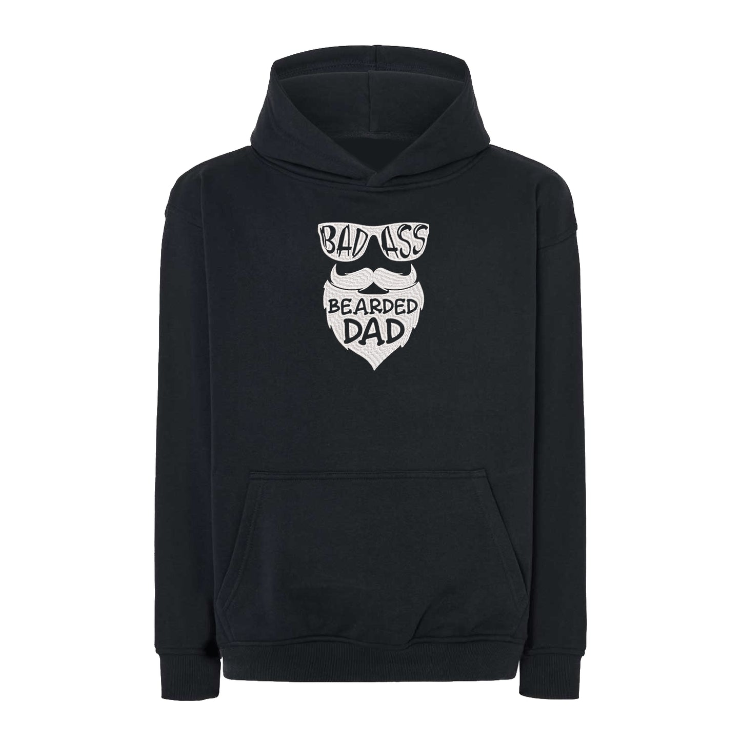 Bluza oversize "Bearded Dad" z haftem | Prezent dla brodatego taty | Wysokiej jakości bluza męska