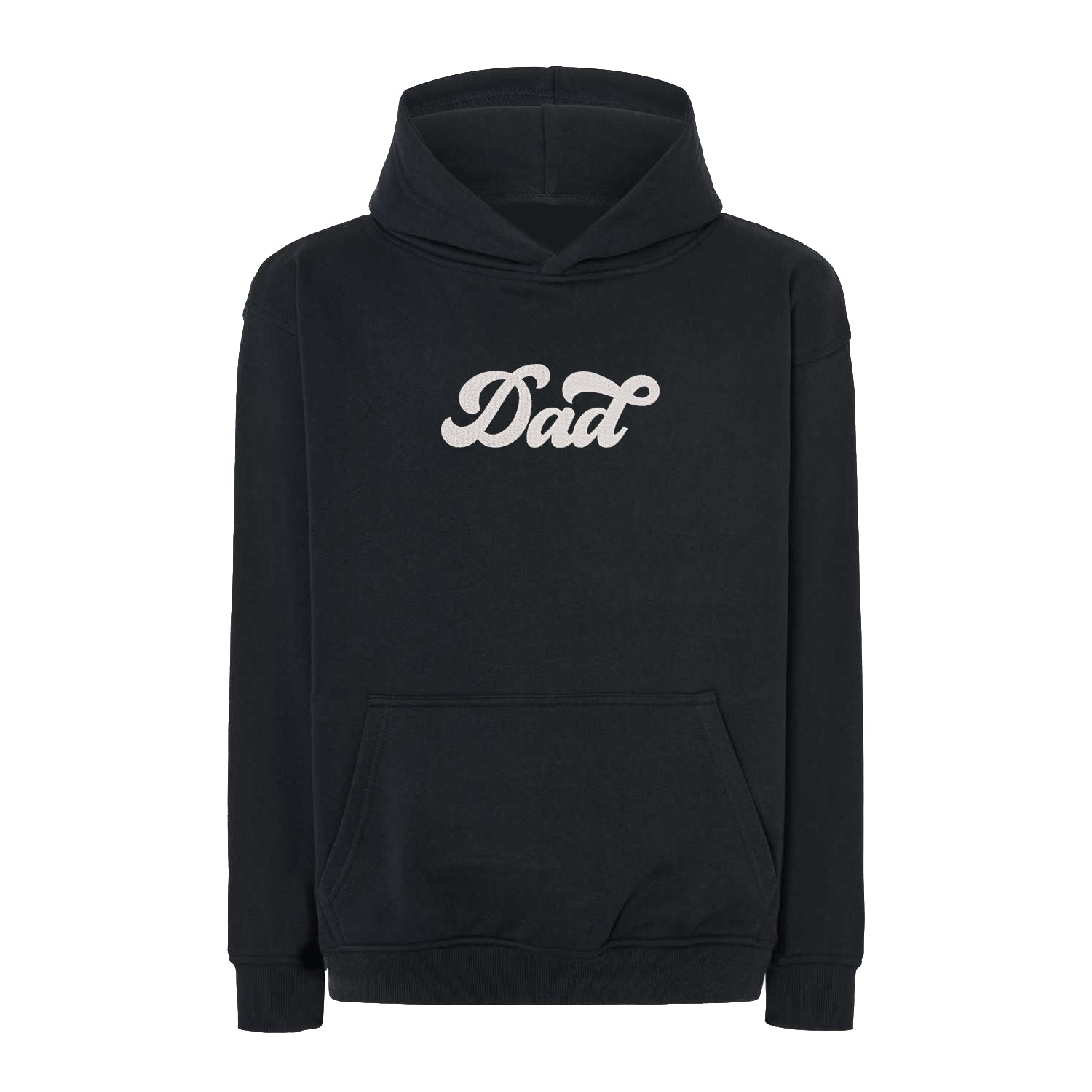 Bluza oversize z haftem „Dad 2” – Klasyczna bluza oversize dla taty | Prezent dla ojca Haft z radości