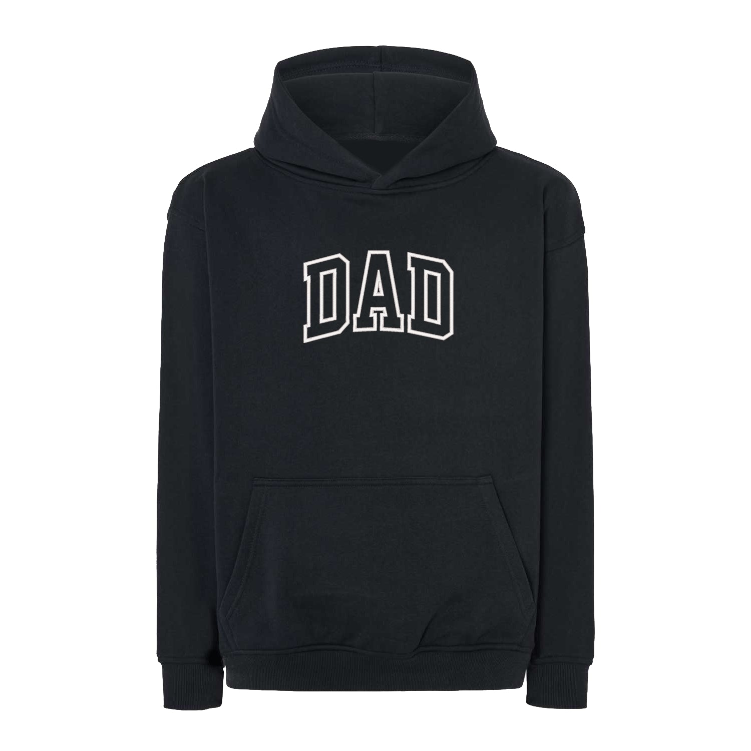 Bluza oversize „Dad Applique” z haftem – stylowa odzież dla taty | Pomysł na prezent dla ojca Haft z radości