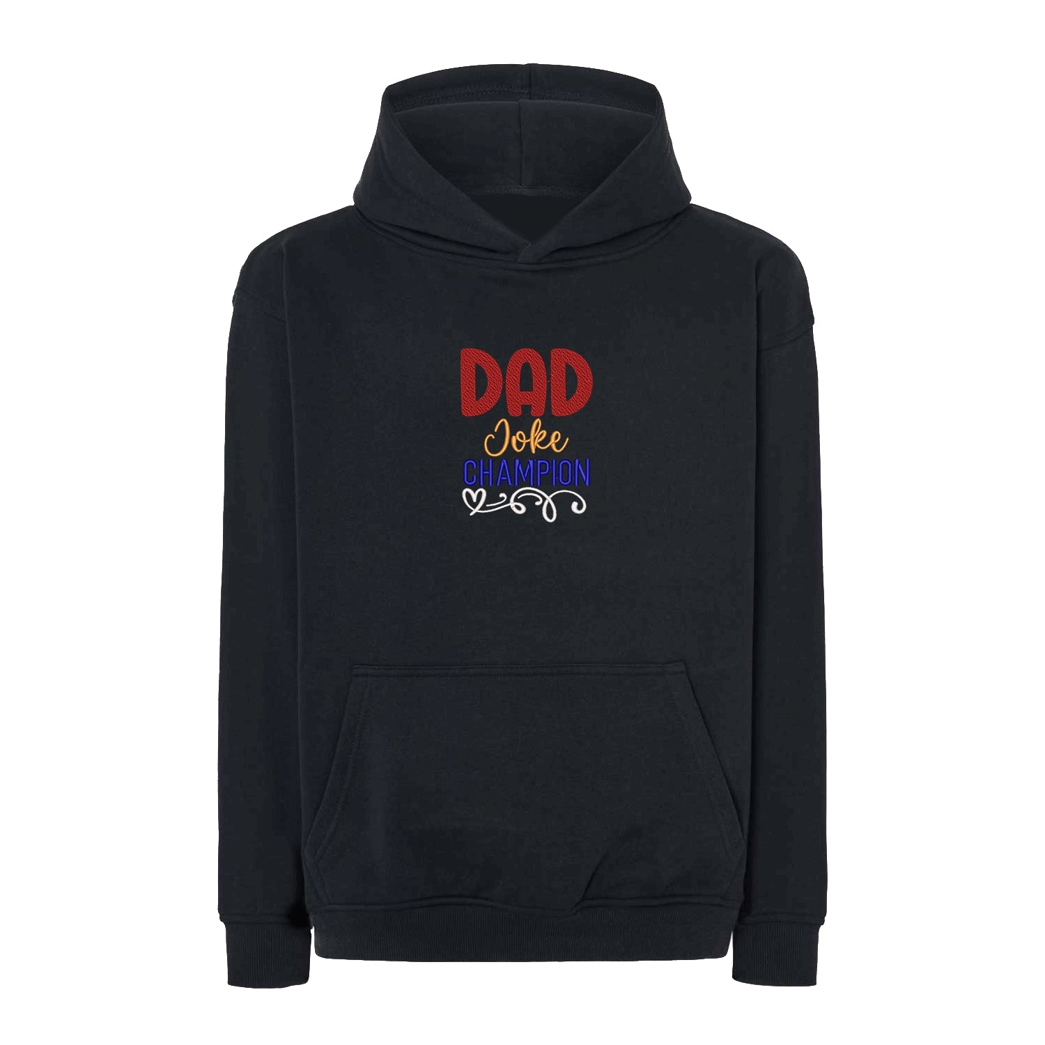 Bluza oversize „Dad Joke Champion” z haftem – śmieszny prezent dla taty z poczuciem humoru Haft z radości