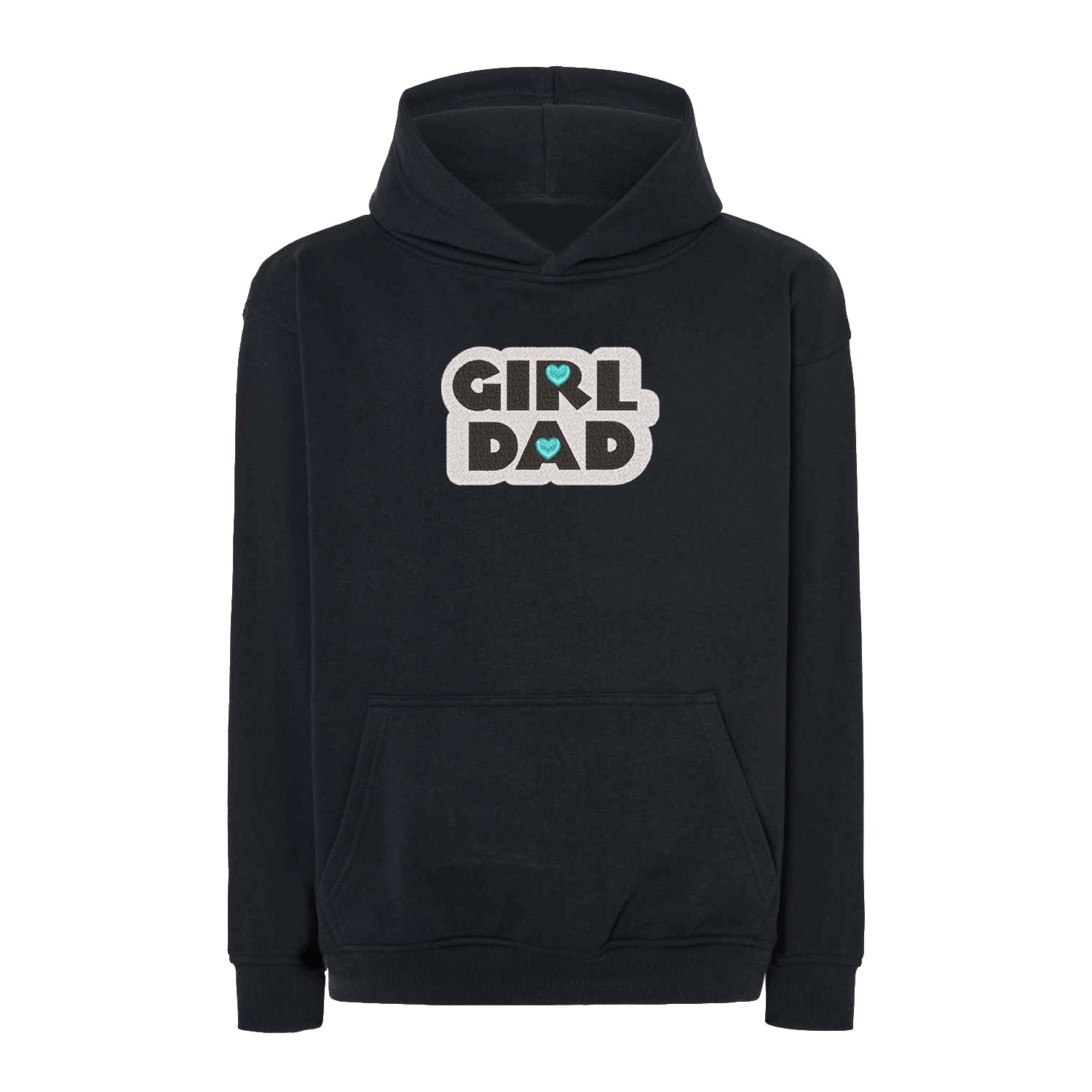 Bluza oversize "Girl Dad" z haftem | Prezent dla taty córki | Bluza oversize Haft z radości