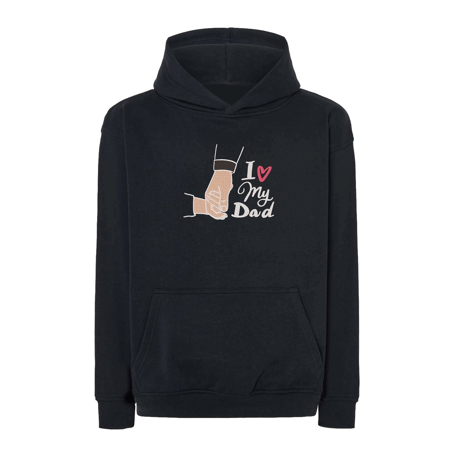 Bluza oversize "I Love My Dad" z haftem | Prezent dla taty | Bluza oversize