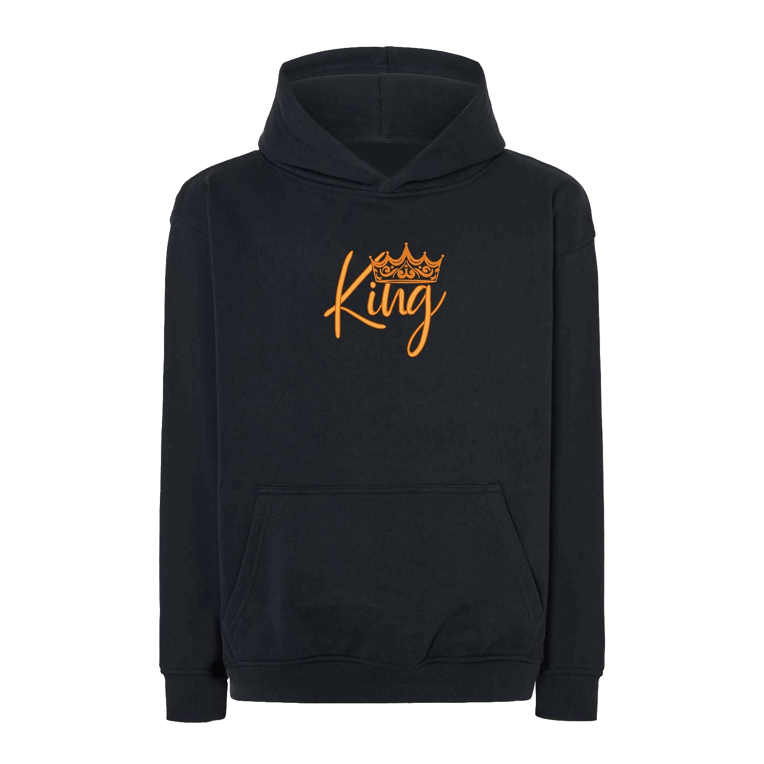 Bluza oversize z haftem "King Crown" oversize | Stylowa bluza męska | Prezent dla Króla domu Haft z radości
