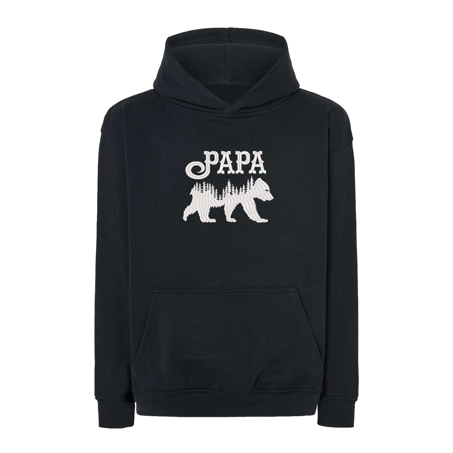 Bluza oversize "Papa Bear" z haftem | Męska bluza oversize z motywem taty niedźwiedzia | Idealny prezent dla ojca