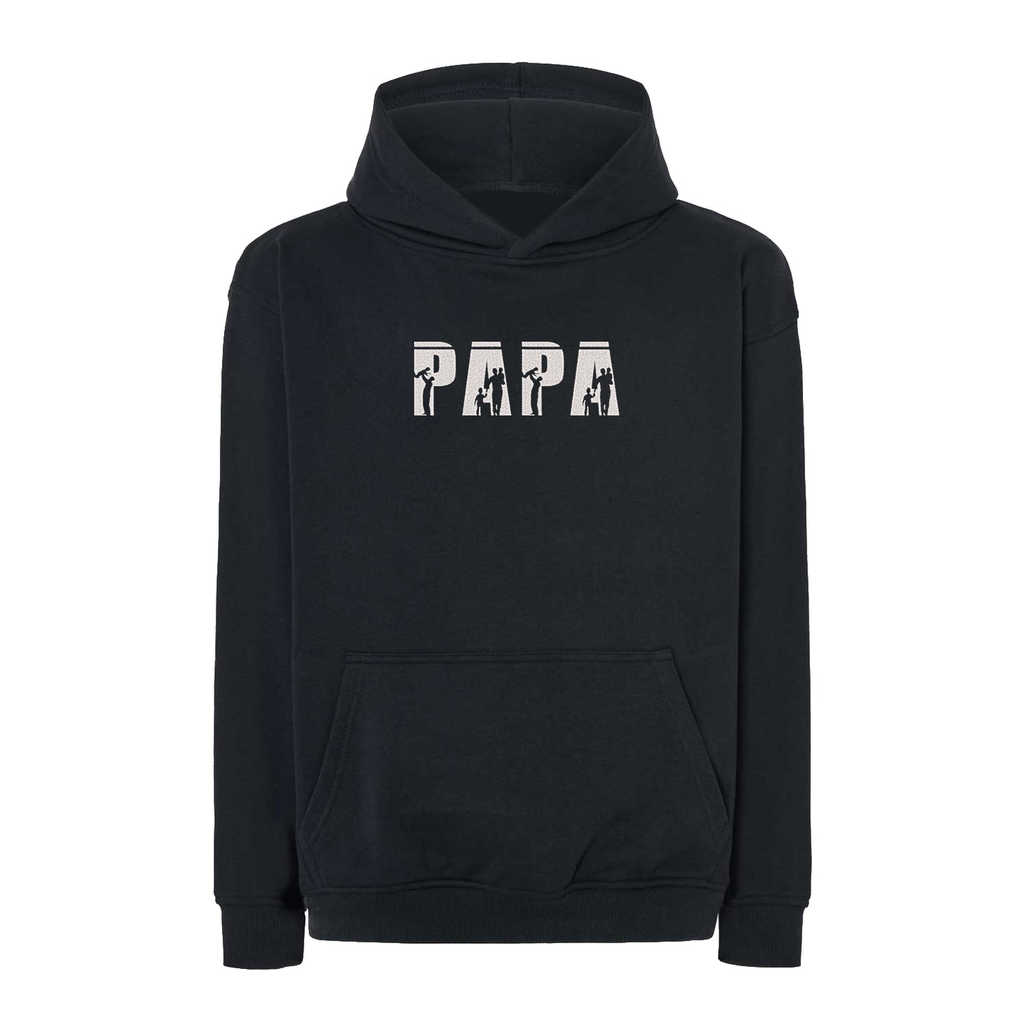 Bluza oversize "Papa Sign" z haftem | Bluza oversize dla taty | Personalizowany prezent dla Papy