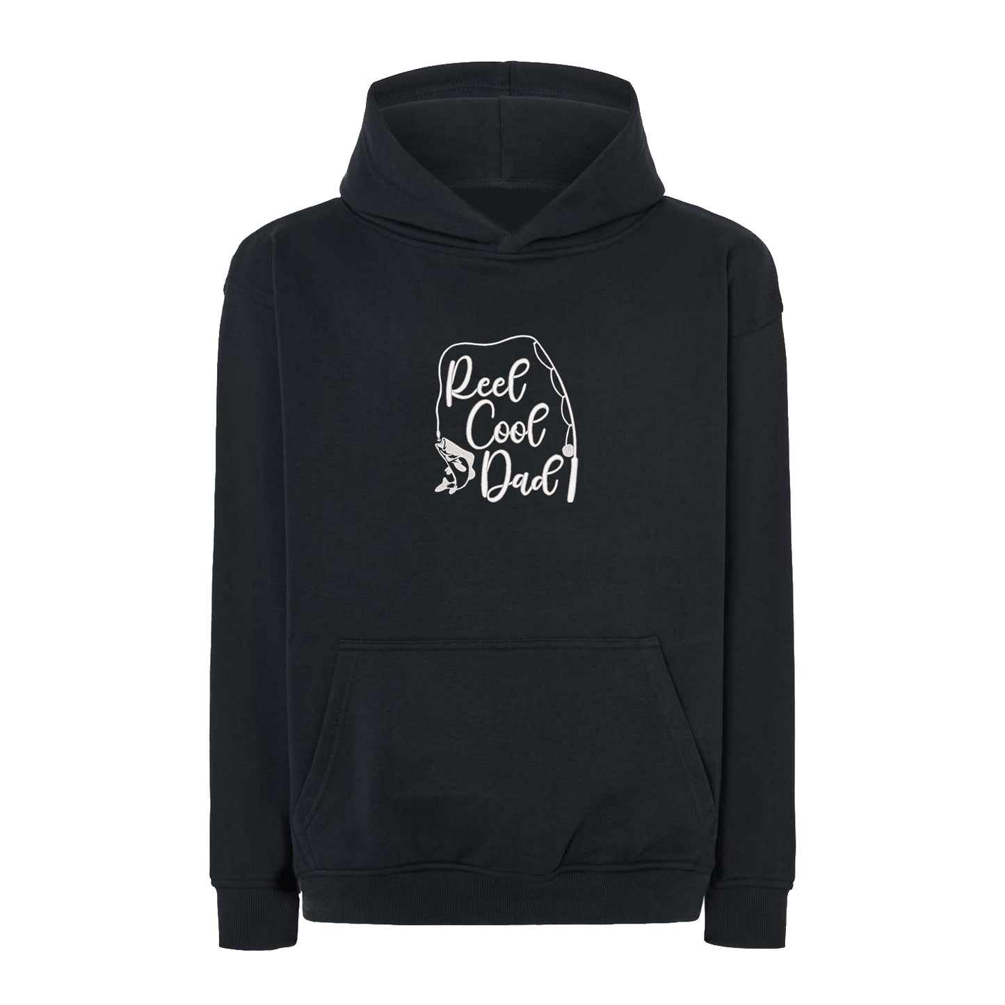 Bluza oversize „Reel Cool Dad” z haftem | Prezent dla wędkarza | Bluza oversize dla taty