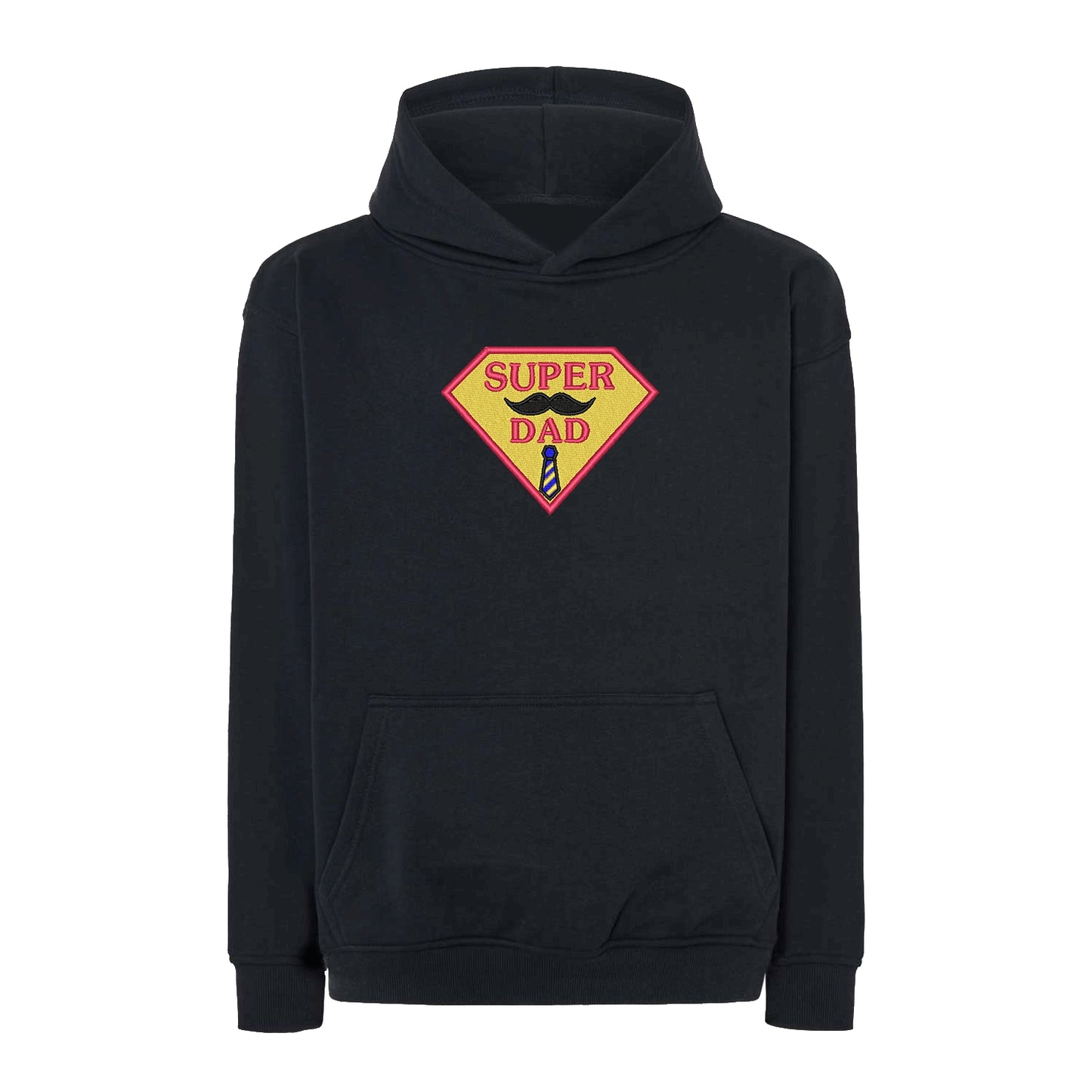 Bluza oversize „Super Dad” z haftem | Prezent dla taty | Bluza oversize dla superbohatera
