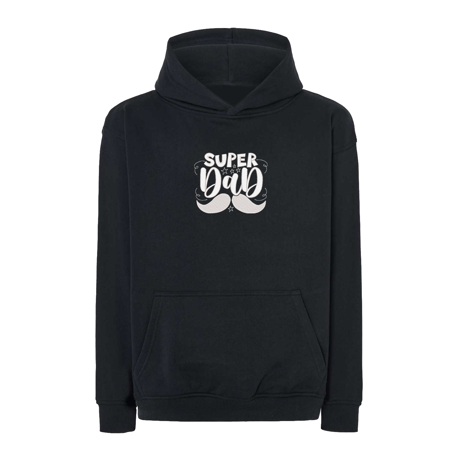Bluza oversize „Super Dad” na Dzień Ojca z haftem | Prezent dla taty | Bluza oversize dla superbohatera Haft z radości